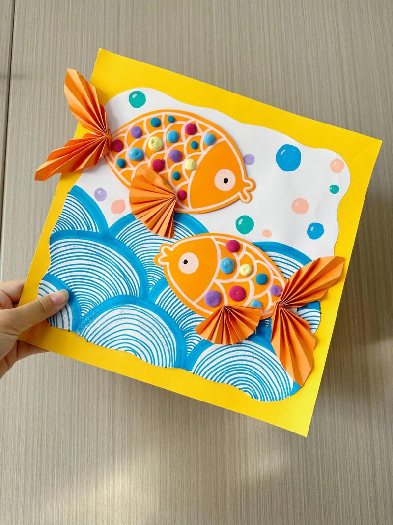 手工创意鱼,如何巧手变出海洋童话?-图2 手工创意鱼,如何巧手变出海洋童话?-图2