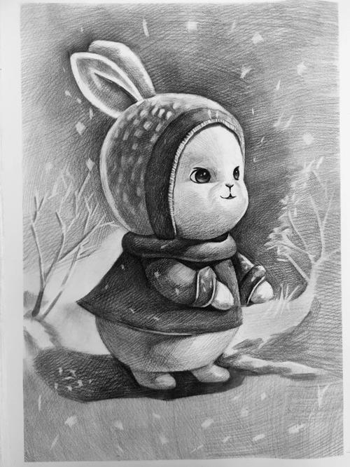 童话故事创意素描-图1