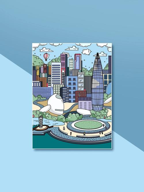 城市手绘创意-图2