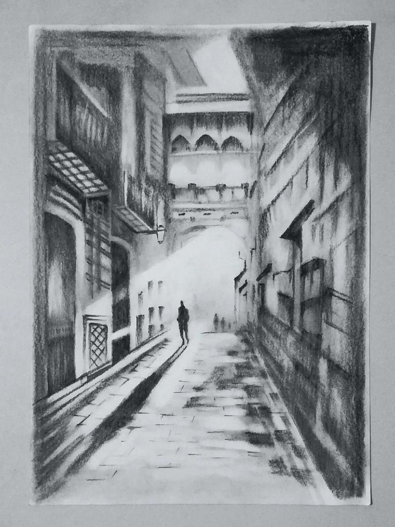 创意素描场景-图1