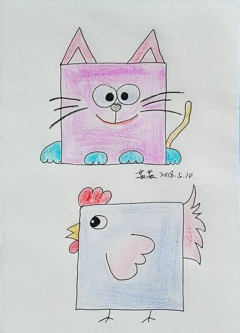 正方形创意画-图2