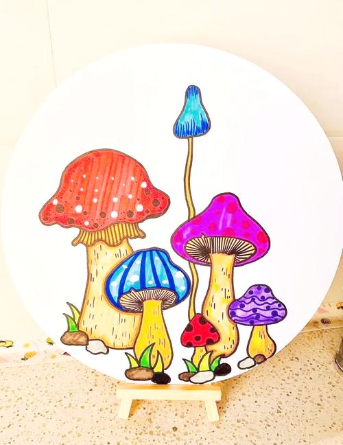 创意画蘑菇-图2