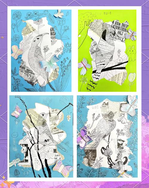 报纸创意花-图1