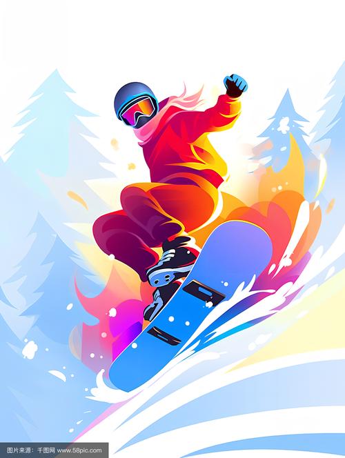 滑雪创意广告-图3