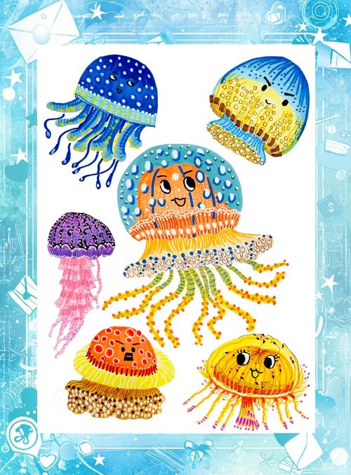 幼儿水母创意图片大全-图1