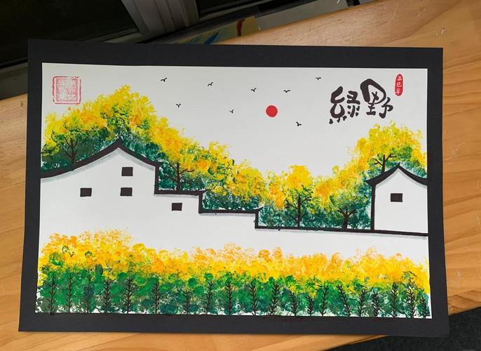 春天创意水粉画-图1