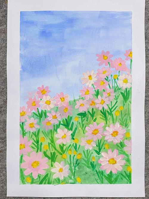 春天创意水粉画-图3