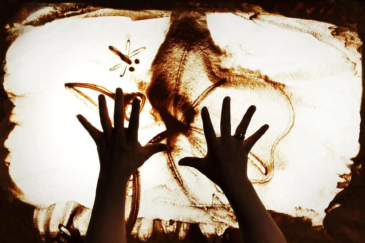 创意沙画图-图1