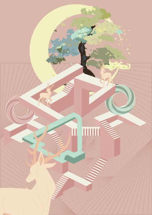 矛盾创意海报-图2