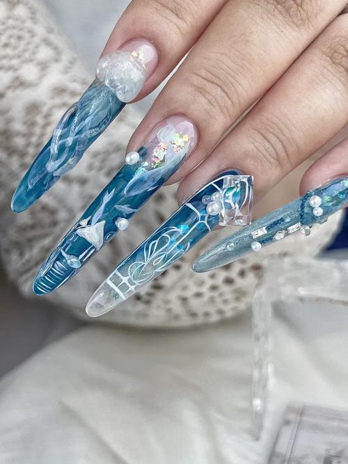 创意美甲毕业作品图片-图1