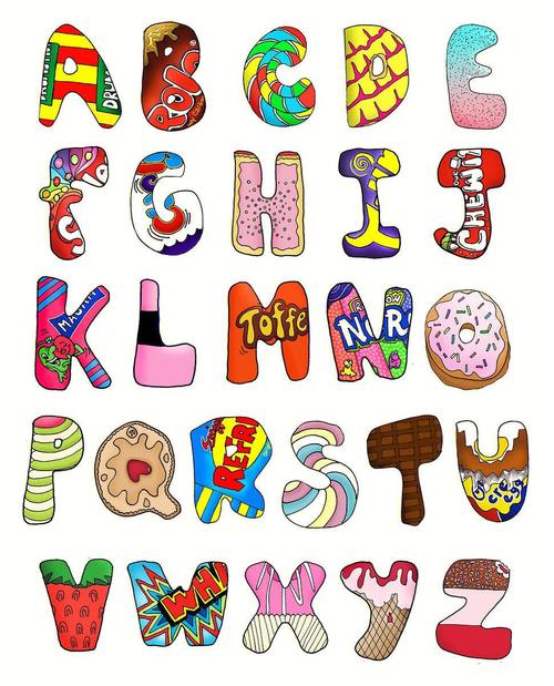 英文字母创意设计-图1