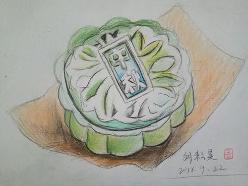月饼创意素描-图3 月饼创意素描-图3