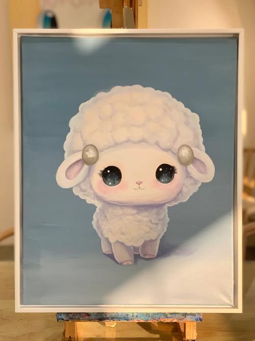 羊创意油画，如何用笔触勾勒灵动羊魂？-图3