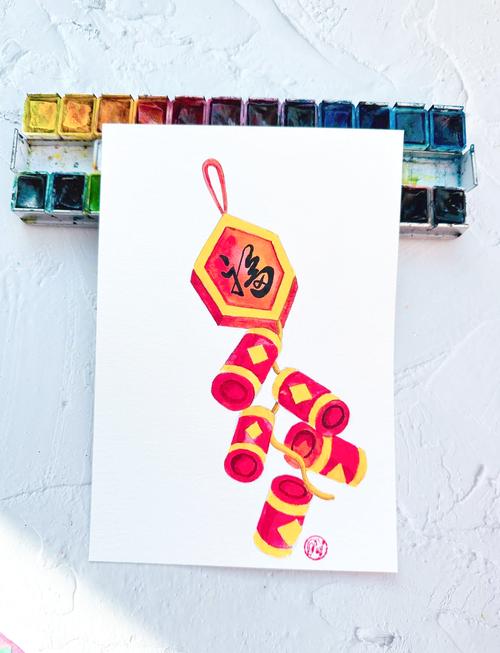 鞭炮的图形创意-图1