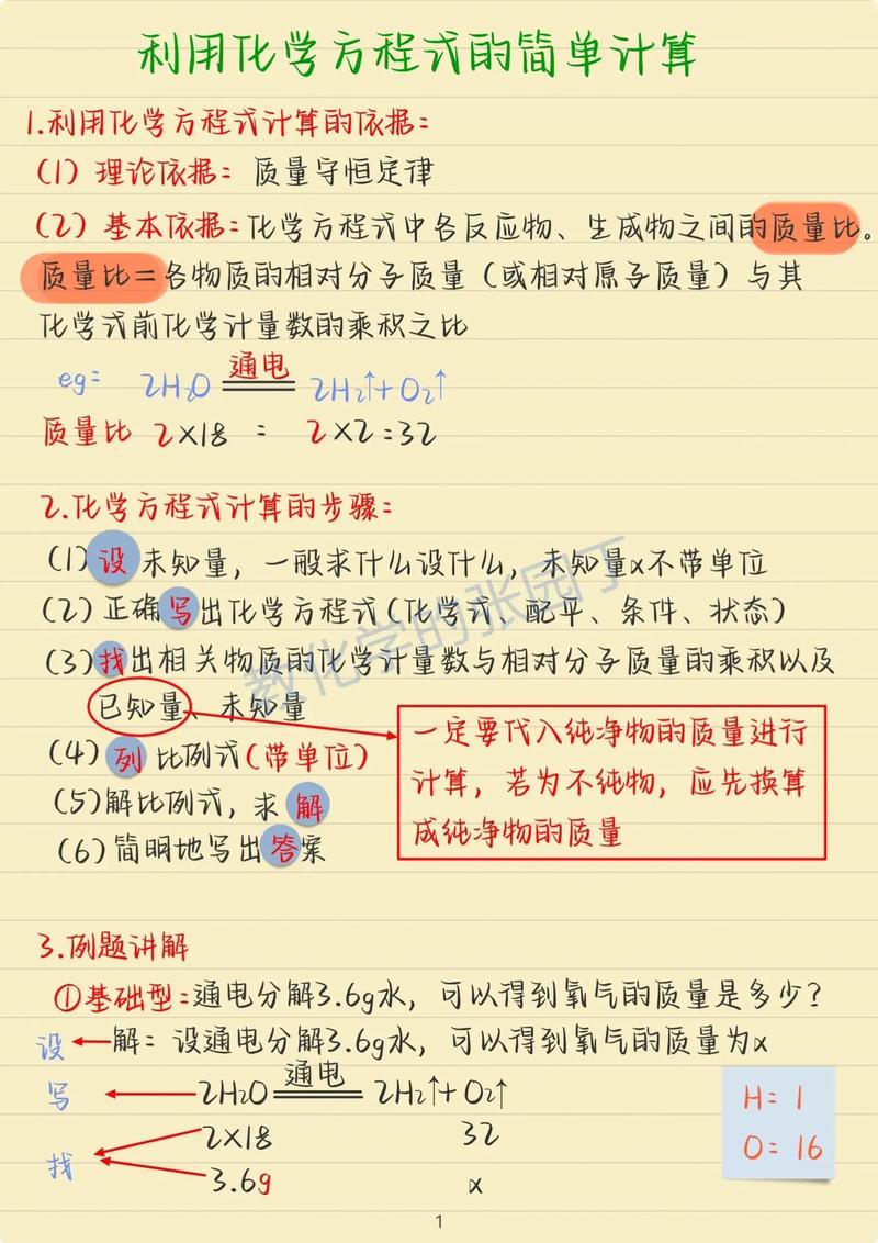 化学技巧计算-图1 化学技巧计算-图1