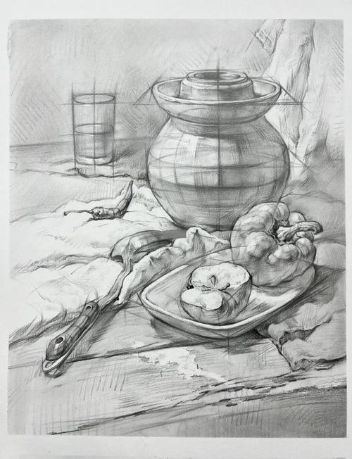 静物素描构图技巧-图2