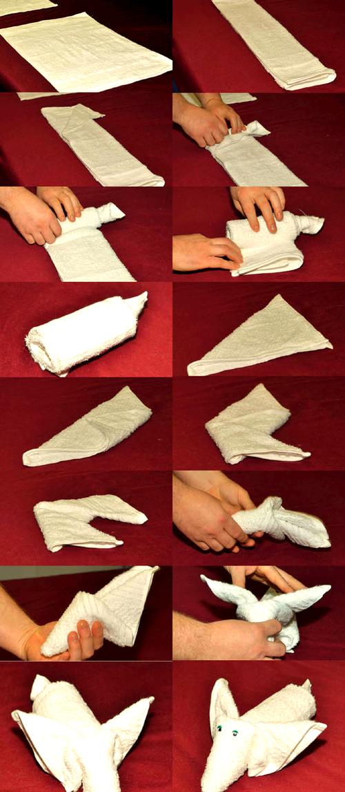 创意毛巾折法-图2