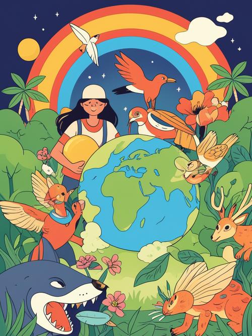 创意环保插画-图1 创意环保插画-图1