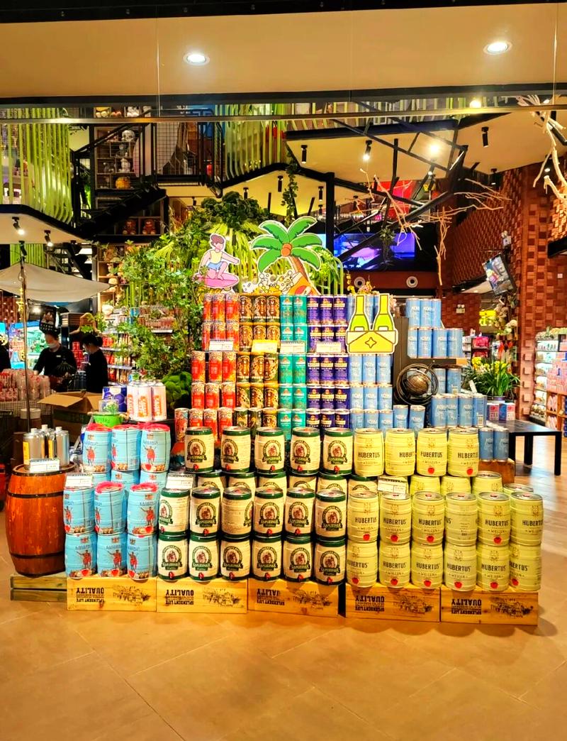 国外超市堆头创意陈列-图1