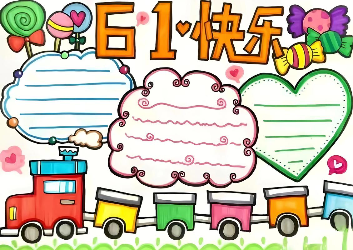 创意六一儿童节手抄报-图1 创意六一儿童节手抄报-图1