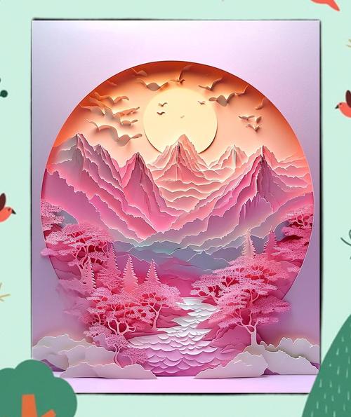 立体创意剪纸图案大全有哪些巧思？-图1