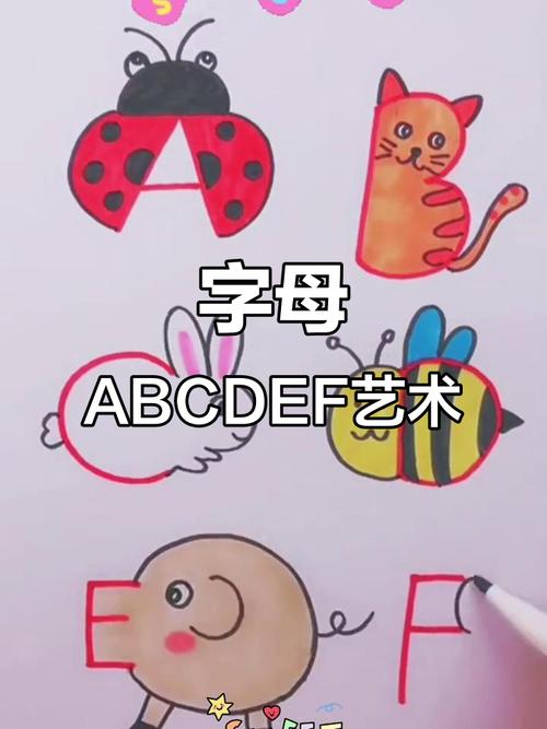 字母创意简笔画-图3