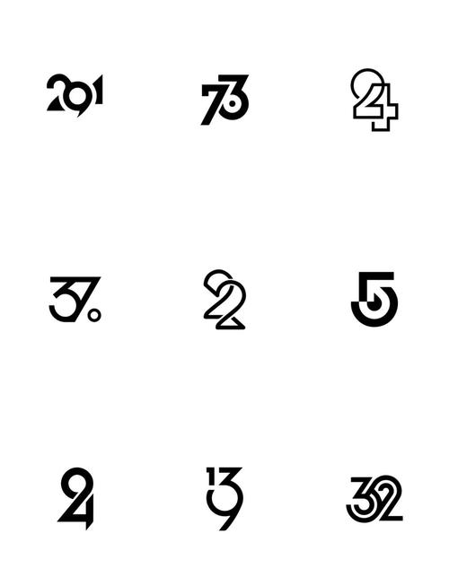 创意数字logo-图1