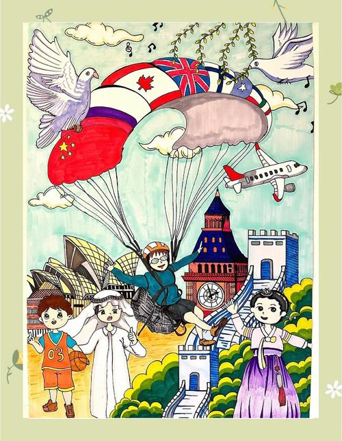 关于和平的画的创意-图3