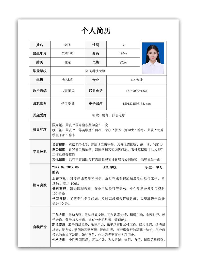 书写简历的技巧-图2