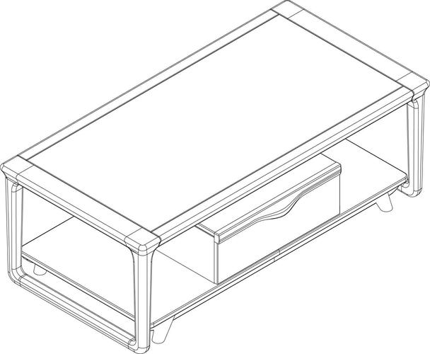 创意茶几手绘图，创意茶几手绘图片-图1