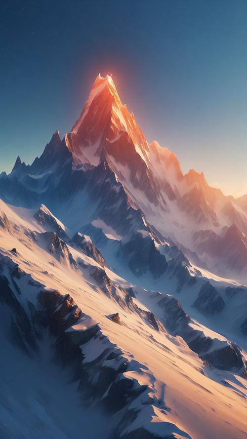 创意雪山图片如何拍出独特创意？-图1