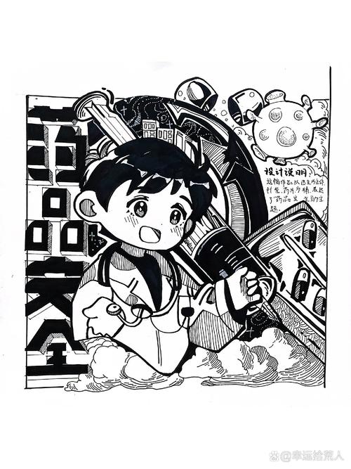 人物创意装饰画黑白，人物创意装饰画黑白图片-图2