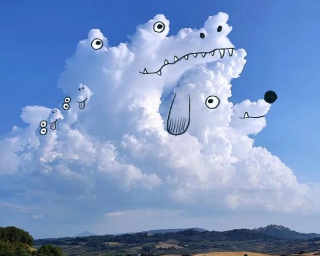 创意画云，如何画出别样的云朵？-图2