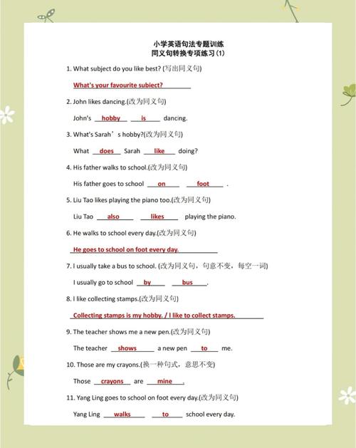 同义句转换技巧-图2 同义句转换技巧-图2