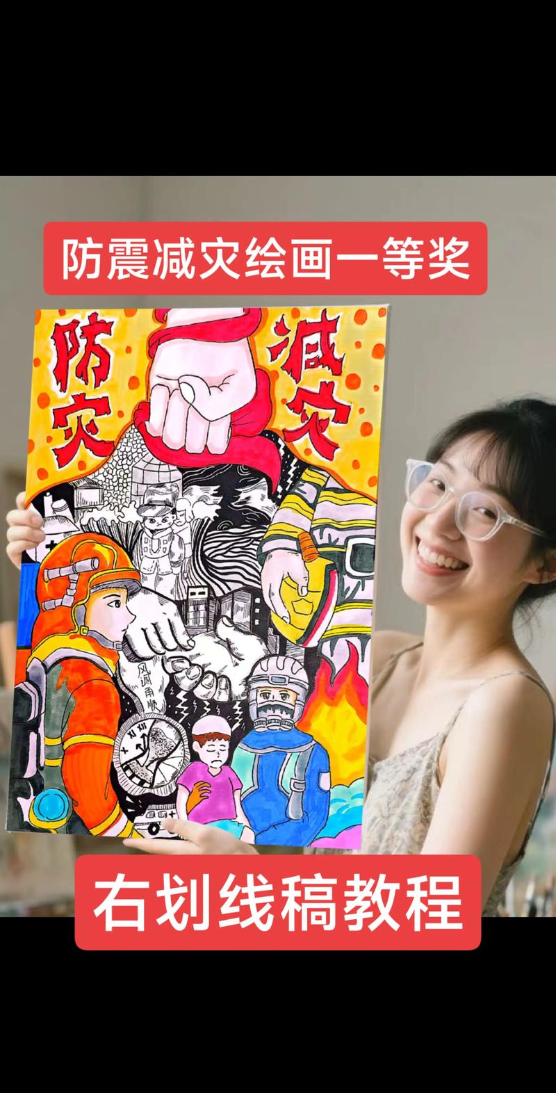 防震减灾作品创意-图3