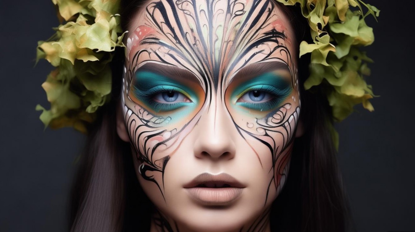 创意妆个性，个性创意妆容-图1