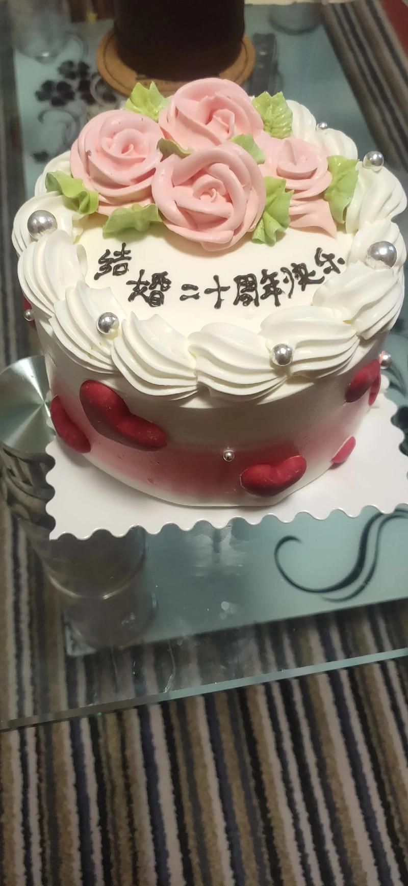 20周年结婚纪念日蛋糕如何浪漫又创意？-图3