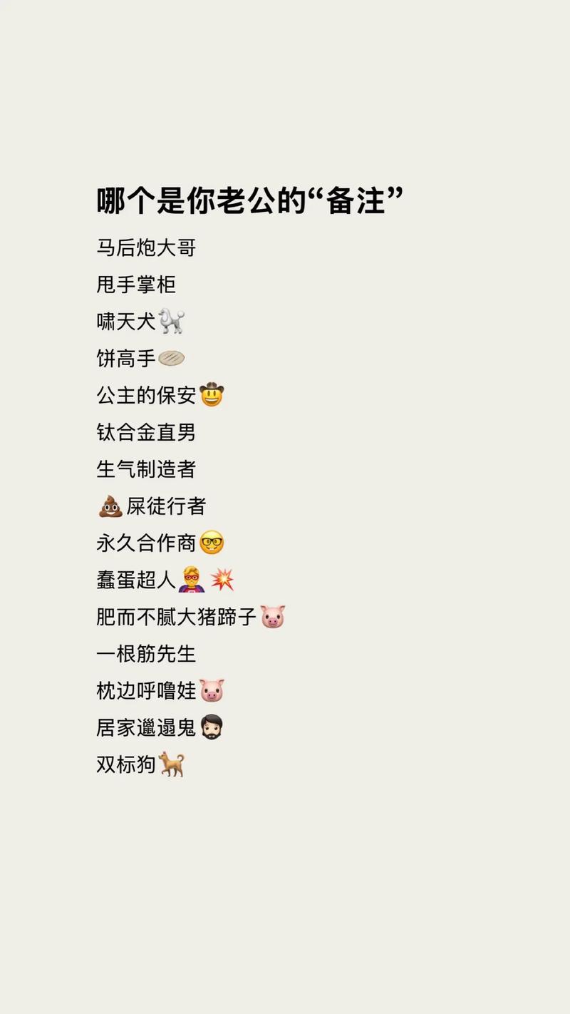 老公备注怎么创意才不腻？-图1