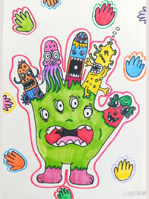 幼儿创意手指画图片,幼儿创意手指画图片大全-图1 幼儿创意手指画图片,幼儿创意手指画图片大全-图1