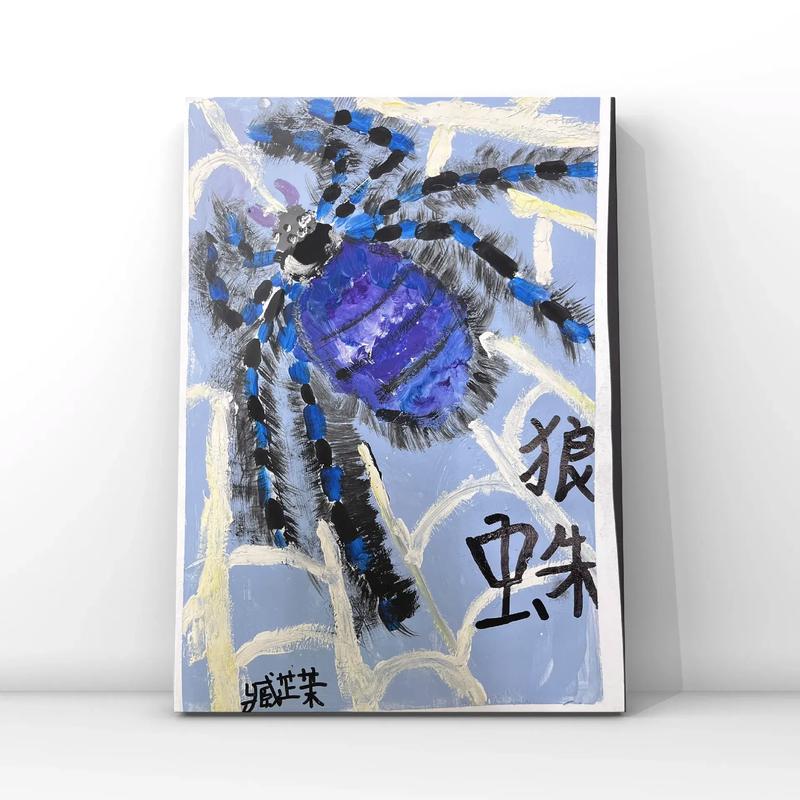 蜘蛛创意画，蜘蛛创意画起什么名字-图3