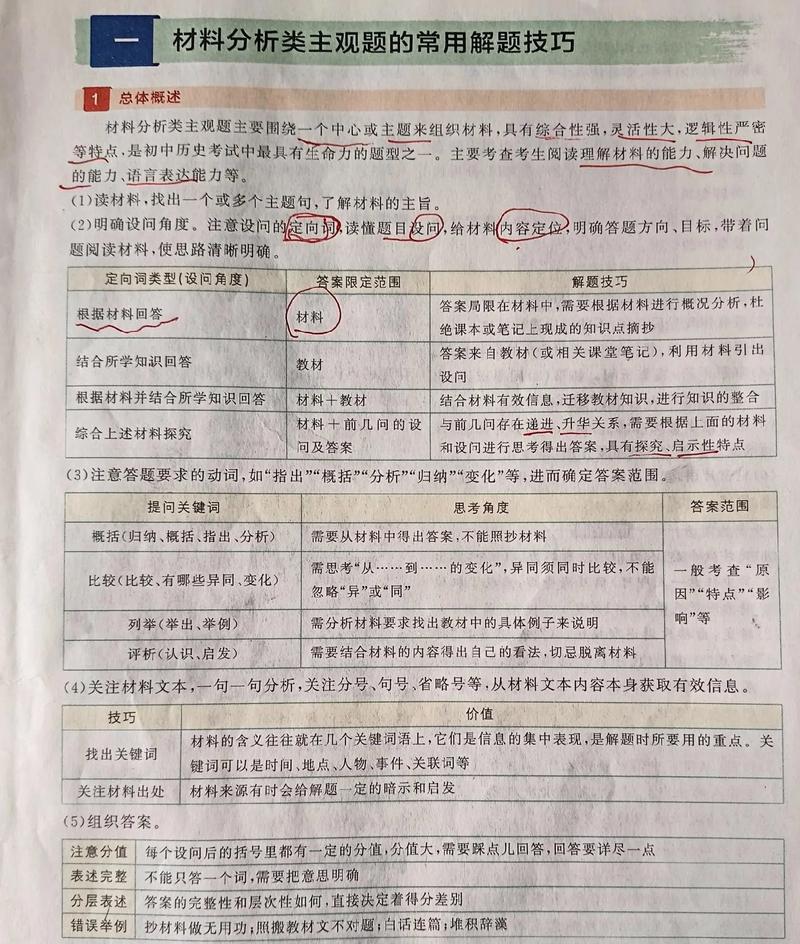 历史试答题技巧，历史考试答题技巧-图1