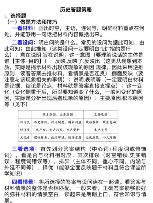 历史试答题技巧，历史考试答题技巧-图2