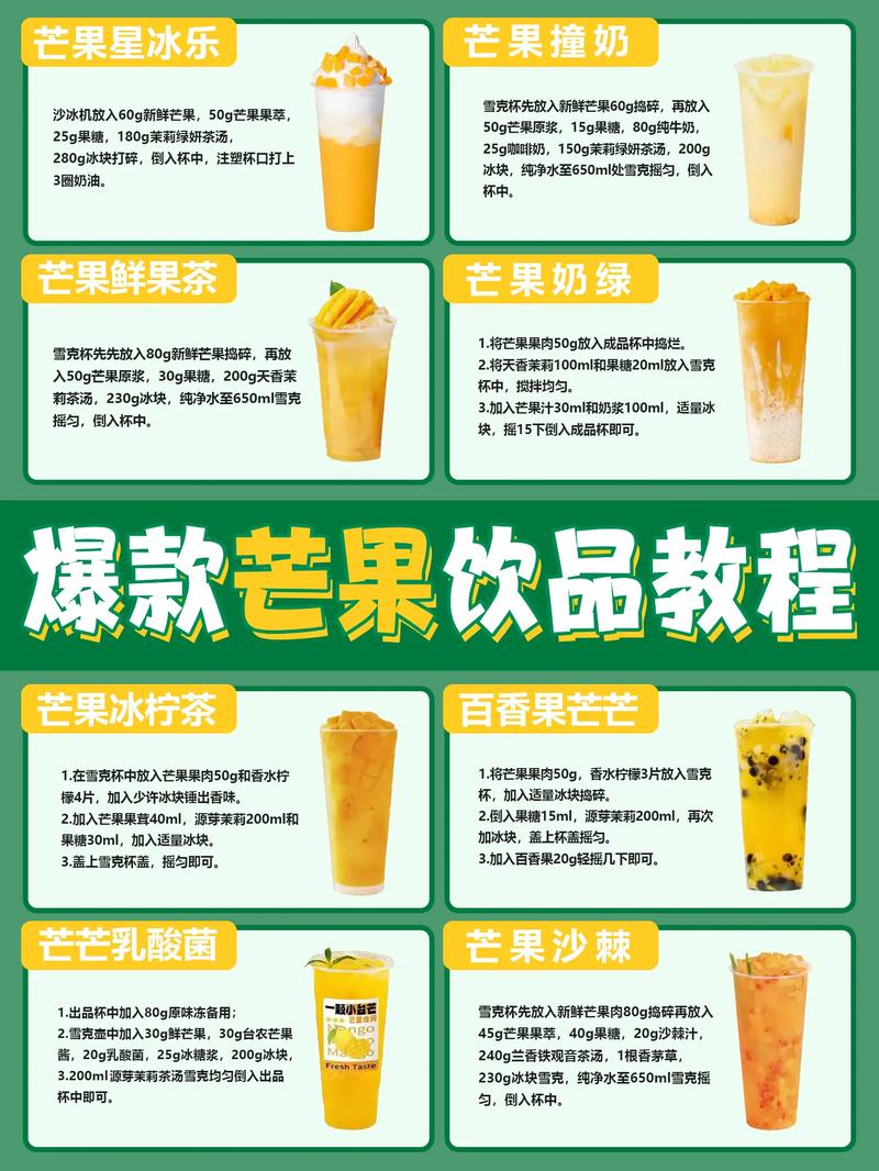 芒果汁创意名称-图1