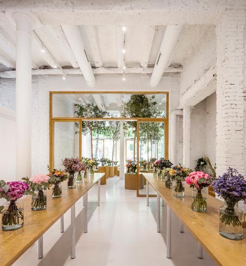 创意花店装修效果图，创意花店装修效果图大全-图1