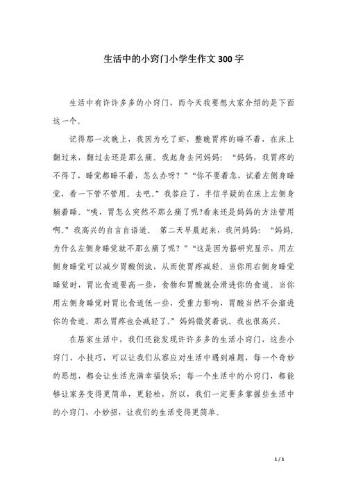 生活技巧500字-图3