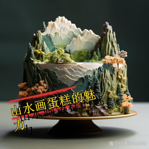 山水创意蛋糕,如何把山水吃进嘴里?-图2 山水创意蛋糕,如何把山水吃进嘴里?-图2
