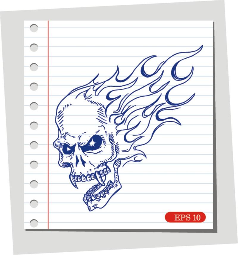 火焰创意素描如何绘制?-图1 火焰创意素描如何绘制?-图1