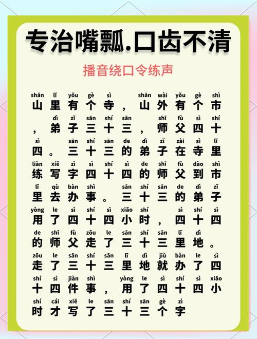 绕口令发声技巧,绕口令发声技巧视频-图1 绕口令发声技巧,绕口令发声技巧视频-图1
