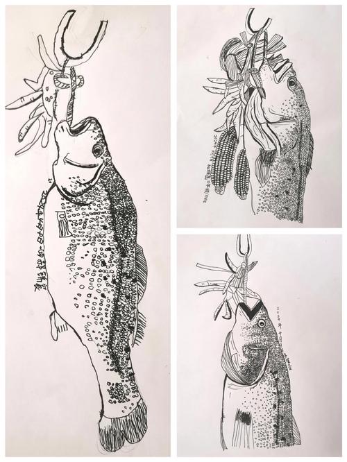 鱼手绘创意图片有哪些独特灵感?-图2 鱼手绘创意图片有哪些独特灵感?-图2