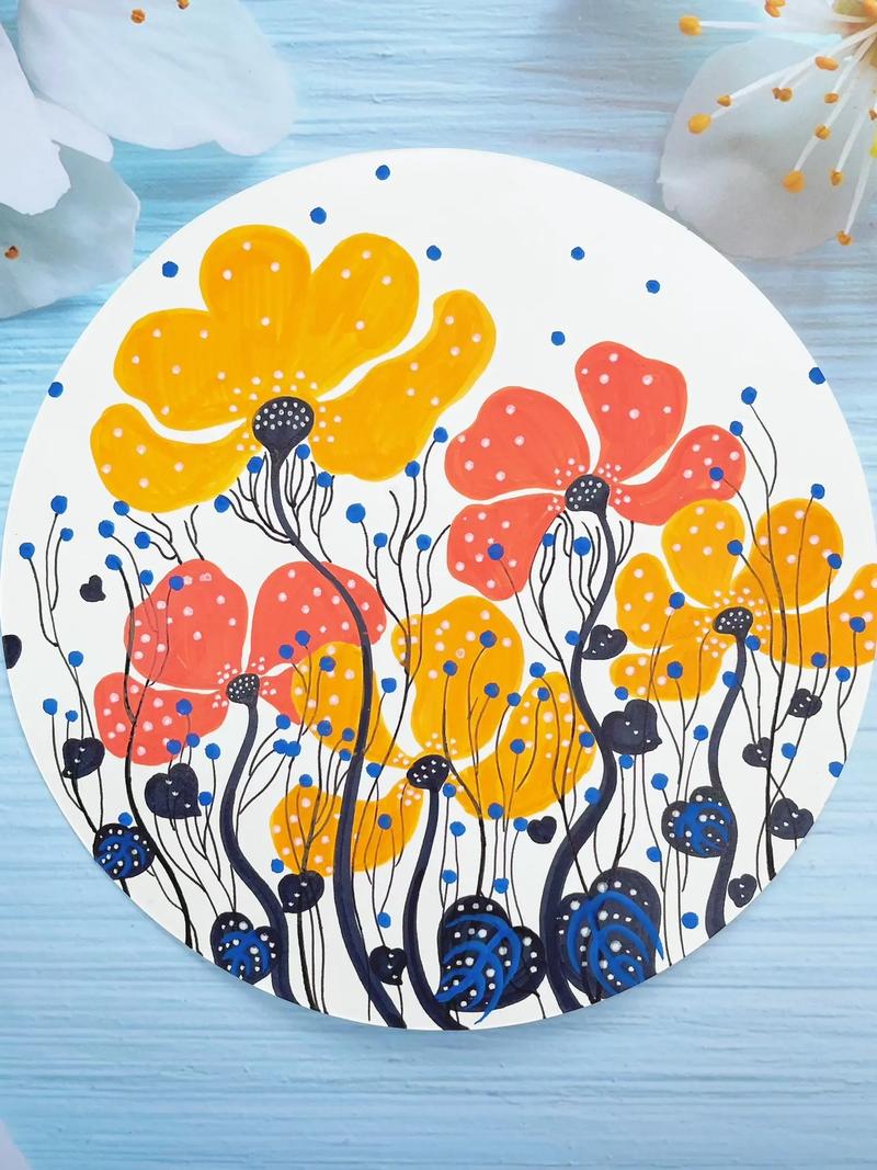 花创意画，花创意画图片-图1